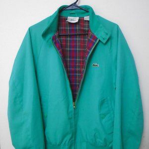 vintage Izod Lacoste men's racer jacket